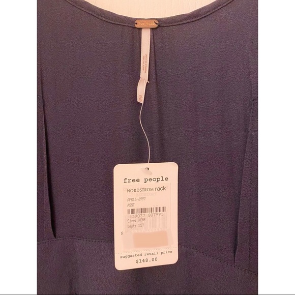 FP Floral Embroidered Flutter Sleeve Wrap Dress - Picture 8 of 14